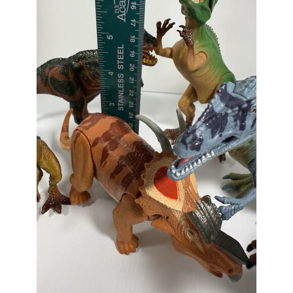 Dinosaur Toy Lot 8 Kid Galaxy Discovery Dino Achelosauru Allosaurus Deinoychus - Picture 9 of 10